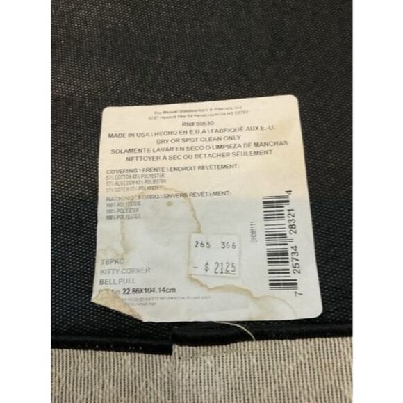 VTG Woodworkers & Weavers Lot of 2 Kitty Corner Bell Pull Tapestry Wall Hanging - Picture 3 of 10